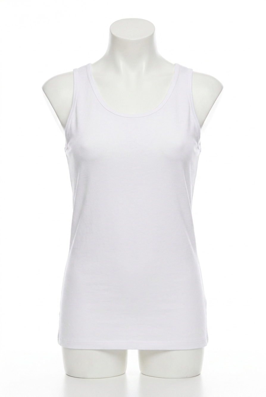 NEW ANGEL APPAREL knit tank in white